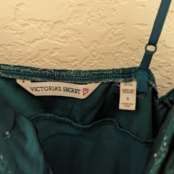 Victorias Secret Vintage Velvet Slip Dress and Panties Set Size S Y2K 90s - Picture 10 of 11